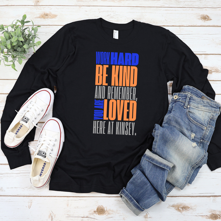 You are Loved Here at Kinsey Black Long Sleeve