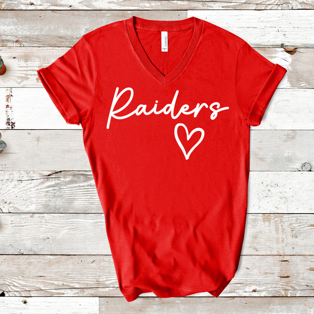 RAIDERS SCRIPT HEART