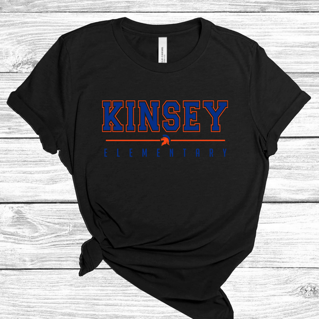 Kinsey Elementary Helmet BLACK CREW TEE