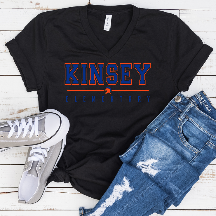 Kinsey Elementary Helmet Black V-Neck