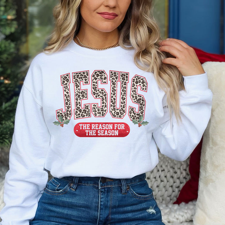 Jesus is the Reason for the Season White Sweatshirt