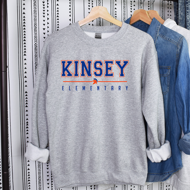 KINSEY ELEMENTARY HELMET- GRAY SWEATSHIRT