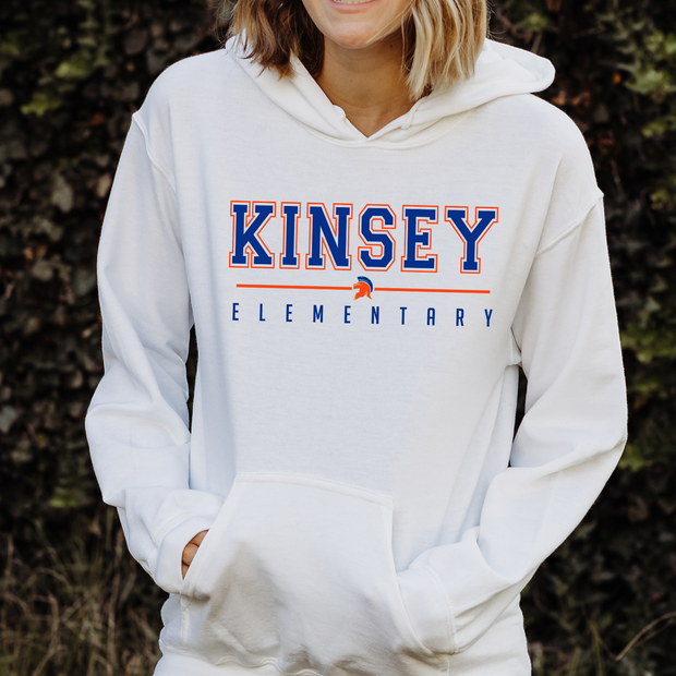 Kinsey Elementary Helmet White Hoodie