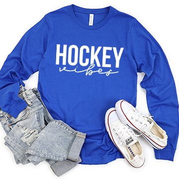 HOCKEY VIBES LONG SLEEVE- (MiteFest Apparel)