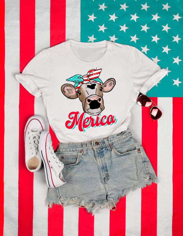 Moody 'Merica Cow