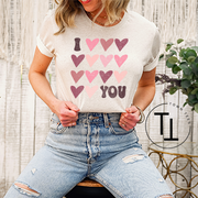 I LOVE YOU BOHO TEE