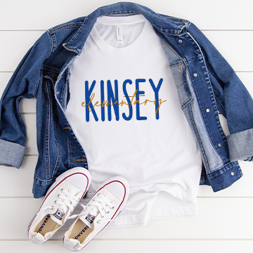 KINSEY ELEMENTARY (CURSIVE FONT)